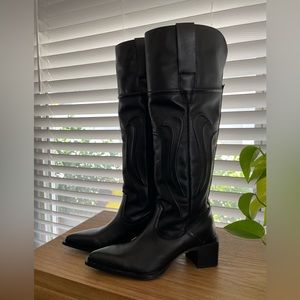 Zara tall cowboy boots